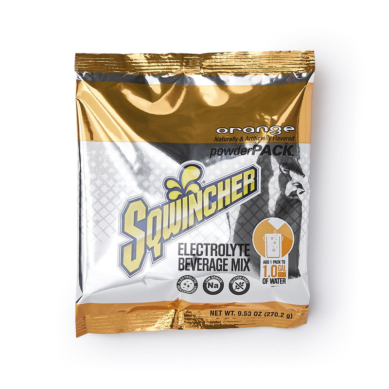 Sqwincher® Powder Pack® Orange Electrolyte Replenishment Drink Mix, 1 Box of 20 () - Img 1
