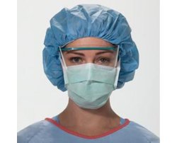 FluidShield® Level 1 Fog-Free Surgical Mask, 1 Box of 50 (Masks) - Img 1