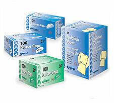 dynarex® Bouffant Cap, 1 Box of 100 (Surgical Headcovers) - Img 1