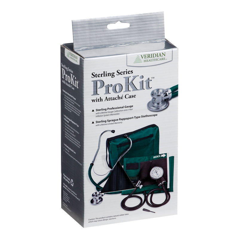Sterling Series ProKit™ Aneroid Sphygmomanometer with Stethoscope, Purple, 1 Each (Blood Pressure) - Img 2