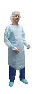 Precept Medical Products Over-the-Head Protective Procedure Gown, 1 Case of 75 (Gowns) - Img 1