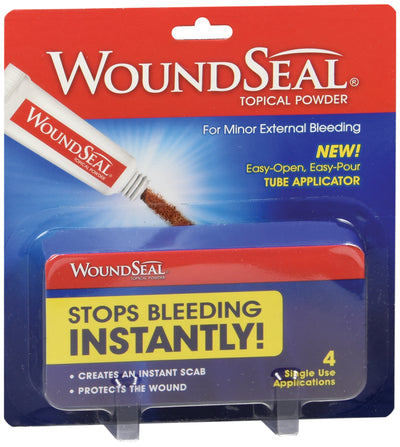 WoundSeal® Hydrophilic Polymer / Potassium Ferrate Hemostatic Agent, 4 per Pack, 1 Pack of 4 (Advanced Wound Care) - Img 1