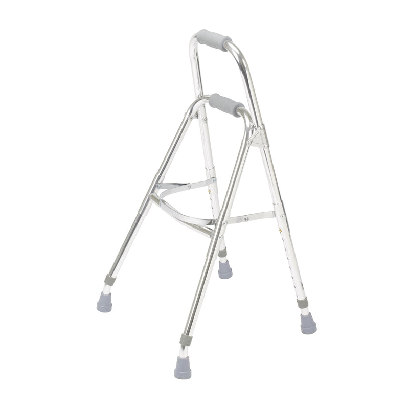 drive™ Hemi Aluminum Side Step Folding Walker, 29½ – 37 Inch Height, 1 Each (Mobility) - Img 2