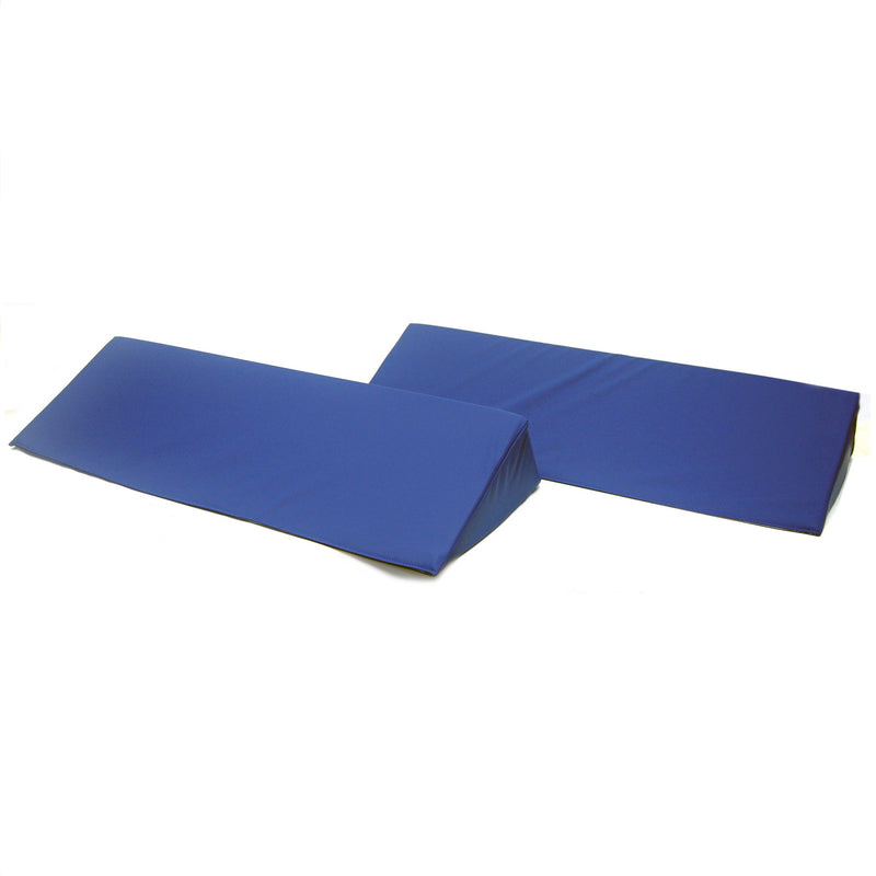 Skil-Care™ Positioning Wedge, Foam, 24 in. L x 12 in. W x 7 in. H, Blue, 1 Pair (Elevators, Rolls and Wedges) - Img 1