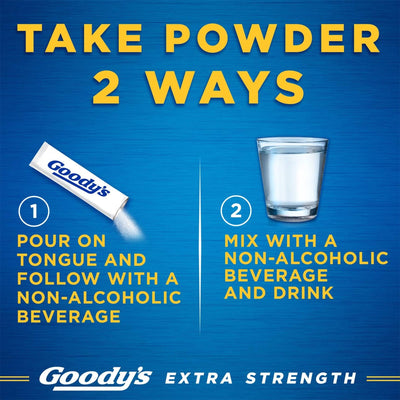 Goody's® Extra Strength Acetaminophen / Aspirin / Caffeine Pain Relief, 1 Pack of 6 (Over the Counter) - Img 5