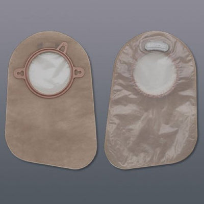 New Image™ Two-Piece Closed End Transparent Filtered Ostomy Pouch, 9 Inch Length, 1¾ Inch Flange, 1 Box of 60 (Ostomy Pouches) - Img 1