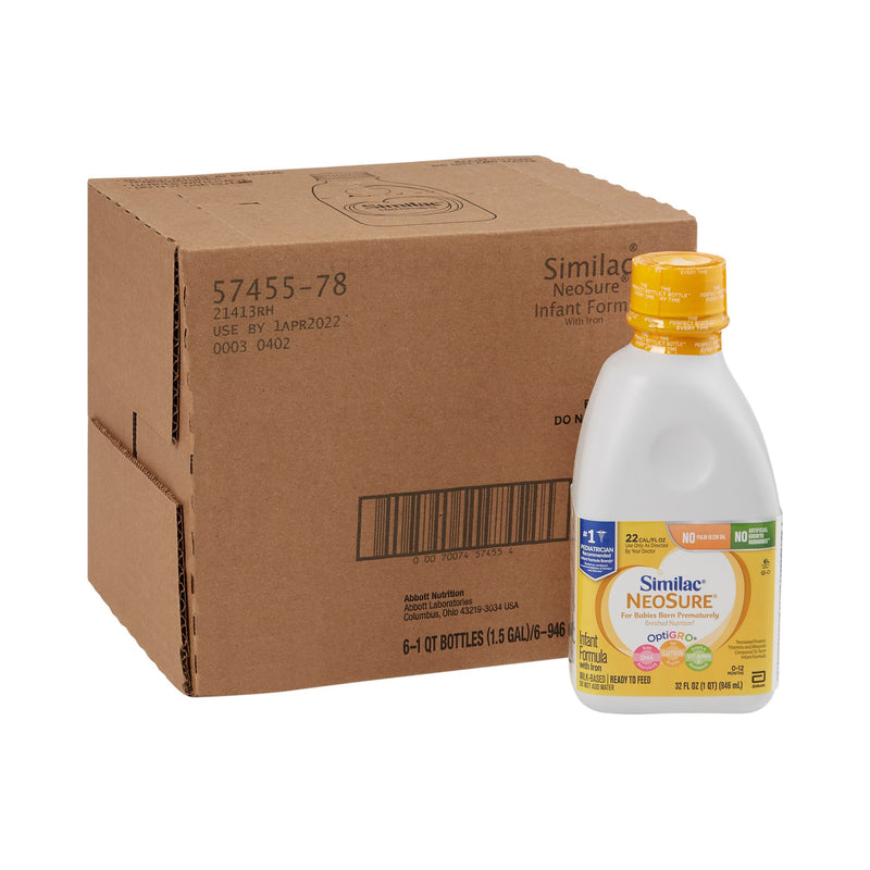 Similac® NeoSure® Ready to Use Infant Formula, 32 oz. Bottle, 1 Case of 6 () - Img 3