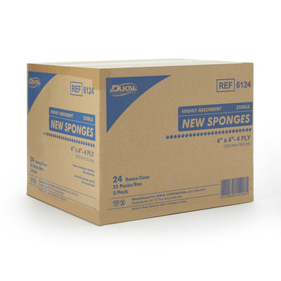 Dukal™ Sterile Nonwoven Sponge, 4 x 4 Inch, 1 Case of 600 (General Wound Care) - Img 5