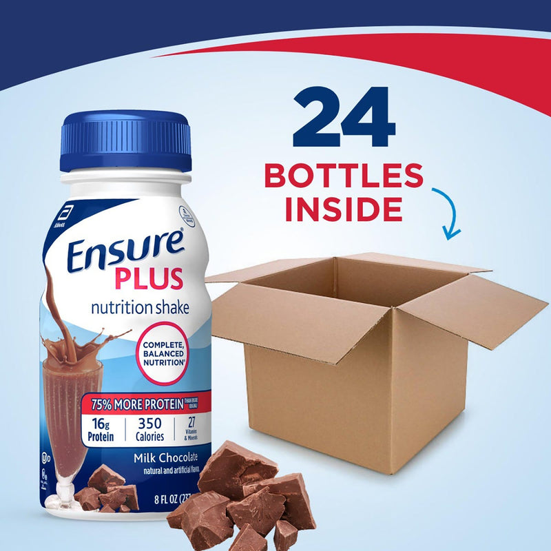 Ensure® Plus Chocolate Oral Supplement, 8 oz. Bottle, 1 Pack of 6 (Nutritionals) - Img 3