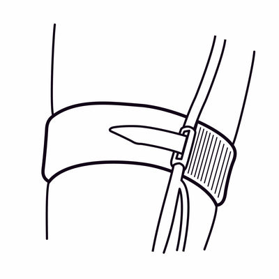 Halyard Leg Strap, 1 Case of 40 (Urological Accessories) - Img 1