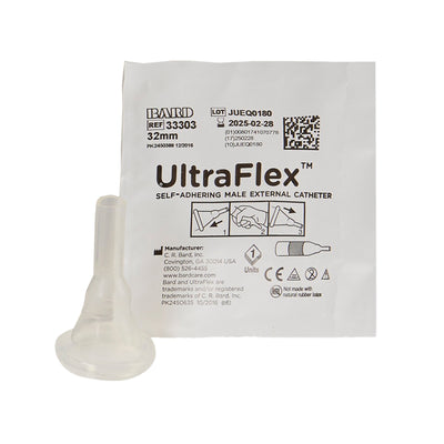 Bard UltraFlex® Male External Catheter, Intermediate, 1 Box of 30 (Catheters and Sheaths) - Img 1