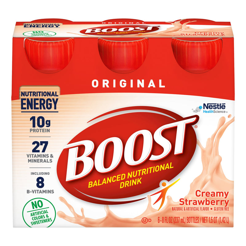 Boost® Original Strawberry Oral Supplement, 8 oz. Bottle, 1 Pack of 6 (Nutritionals) - Img 2