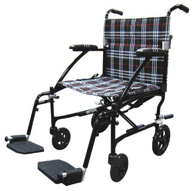 Fly-Lite Transport Chair Black  19 (Wheelchair - Transport) - Img 1