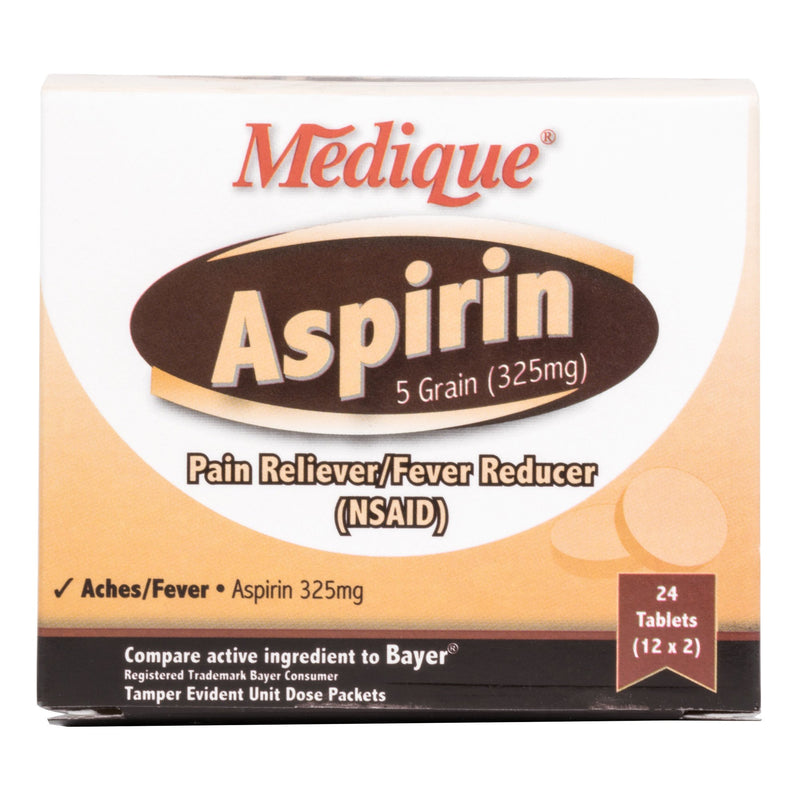 Medique® Aspirin Pain Relief, 1 Box (Over the Counter) - Img 1