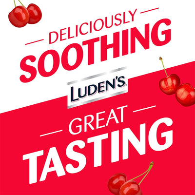 Luden's® Cherry Flavor Sore Throat Relief, 1 Bag of 30 (Over the Counter) - Img 4