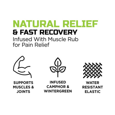 Green Drop Sports Tape, Infused Kinesiology Tape for Recovery - 20 Precut, 10” Strips, 1 Box of 10 (General Wound Care) - Img 4