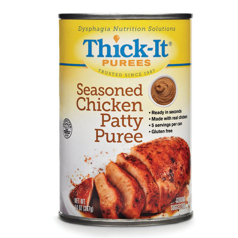 Thick-It® Seasoned Chicken Patty Purée Thickened Food, 14-ounce Can, 1 Each (Nutritionals) - Img 1