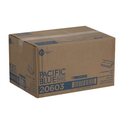 Pacific Blue Basic™ Paper Towel, 240 per Pack, 10 Packs per Case, 1 Case of 2400 (Paper Towels) - Img 6