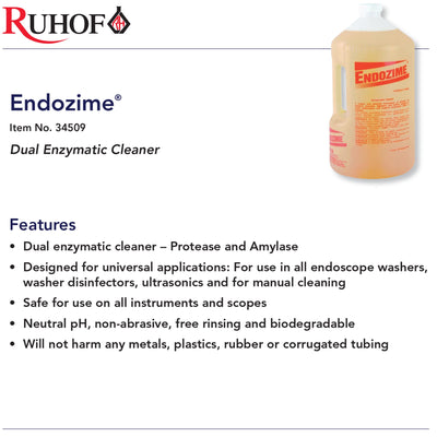 Endozime® Dual Enzymatic Instrument Detergent, 1 Case of 4 (Cleaners and Solutions) - Img 3