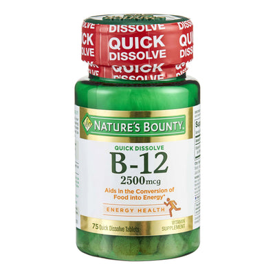 Nature's Bounty® B-12 Vitamin Supplement, 1 Bottle (Over the Counter) - Img 1