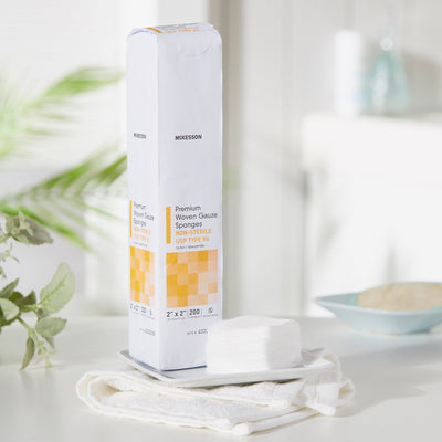 McKesson NonSterile USP Type VII Gauze Sponge, 2 x 2 Inch, 1 Case of 8000 (General Wound Care) - Img 10