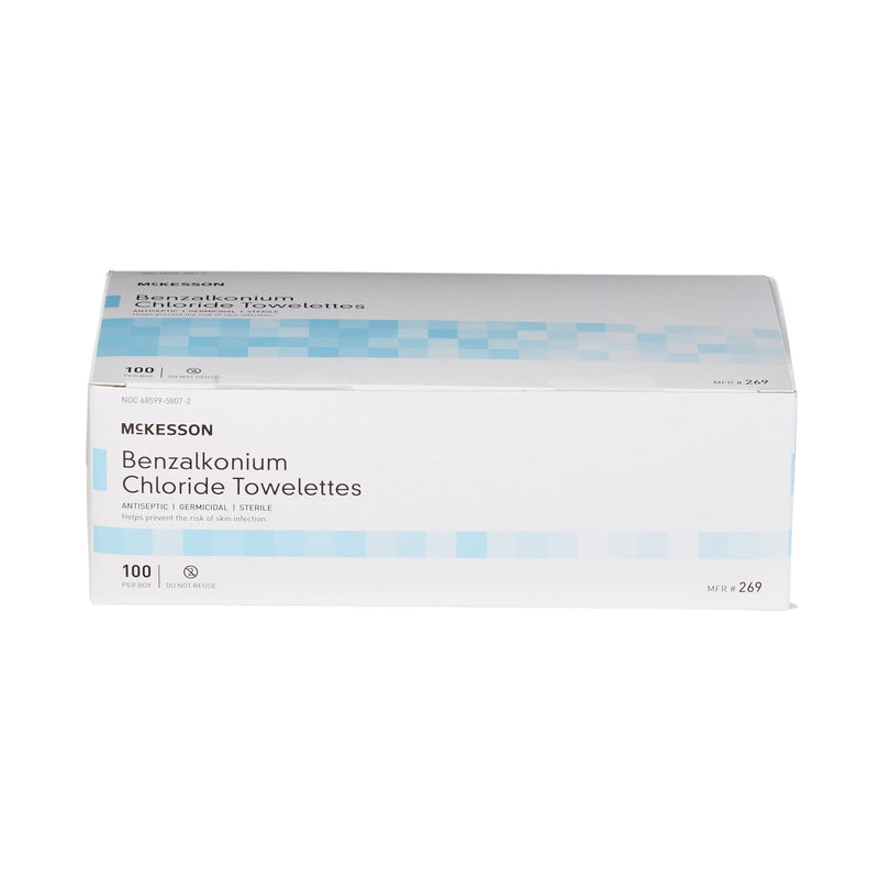 McKesson Sanitizing Skin Wipe, 1 Box of 100 (Skin Care) - Img 6