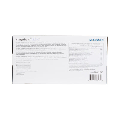 McKesson Confiderm® 3.5C Nitrile Exam Glove, Medium, Blue, 1 Box of 200 () - Img 2