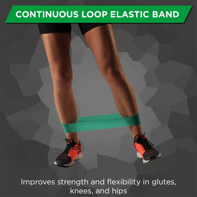 TheraBand® Starter Dispenser Pack Exercise Resistance Band, Green, 5 Inch x 5 Foot, Heavy Resistance, 1 Case of 8 (Exercise Equipment) - Img 2