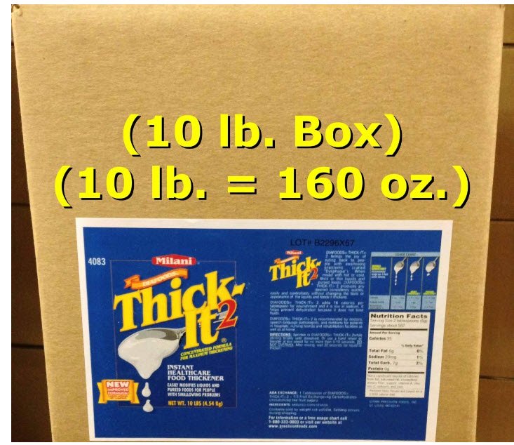 Thick-It® Original Concentrated Food & Beverage Thickener, 10 lb. Bag, 1 Case (Nutritionals) - Img 1