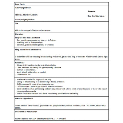 Toothette® Short Term Swab System, 1 Case of 50 (Mouth Care) - Img 2