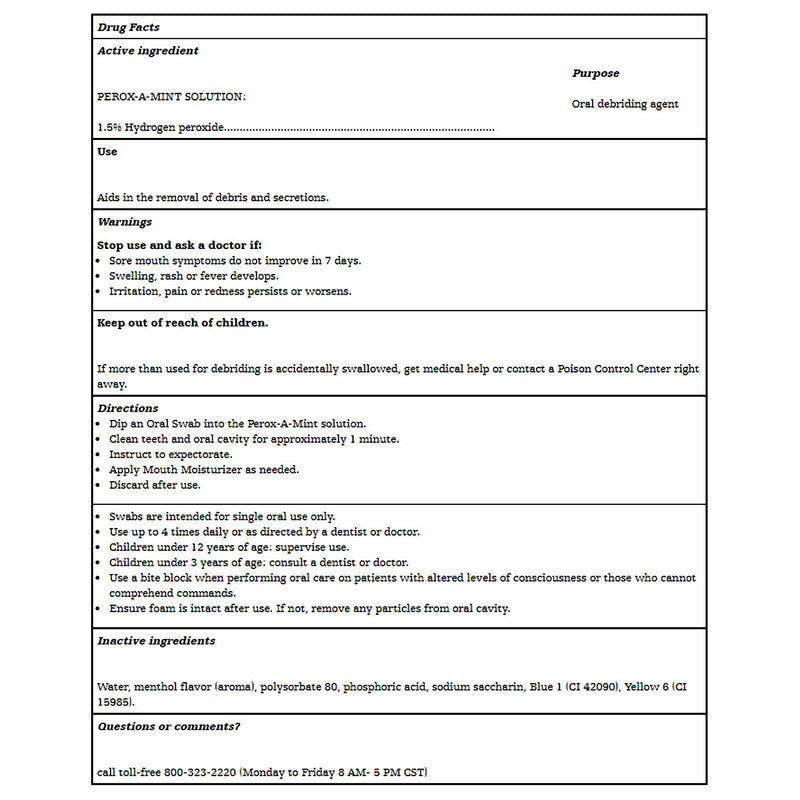 Toothette® Short Term Swab System, 1 Case of 50 (Mouth Care) - Img 2