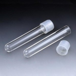 TUBE, CULTURE POLYSTY W/STOPPER 12X75MM (25/BG 20B (Laboratory Glassware and Plasticware) - Img 1