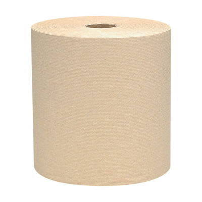 Scott Paper Towels, Hardwound Roll, Brown, 8" x 800', 1 Case of 12 (Paper Towels) - Img 1