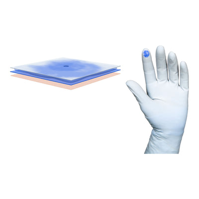 Biogel® PI Indicator Underglove™ Polyisoprene Surgical Underglove, Size 7.5, Blue, 1 Box of 50 () - Img 3