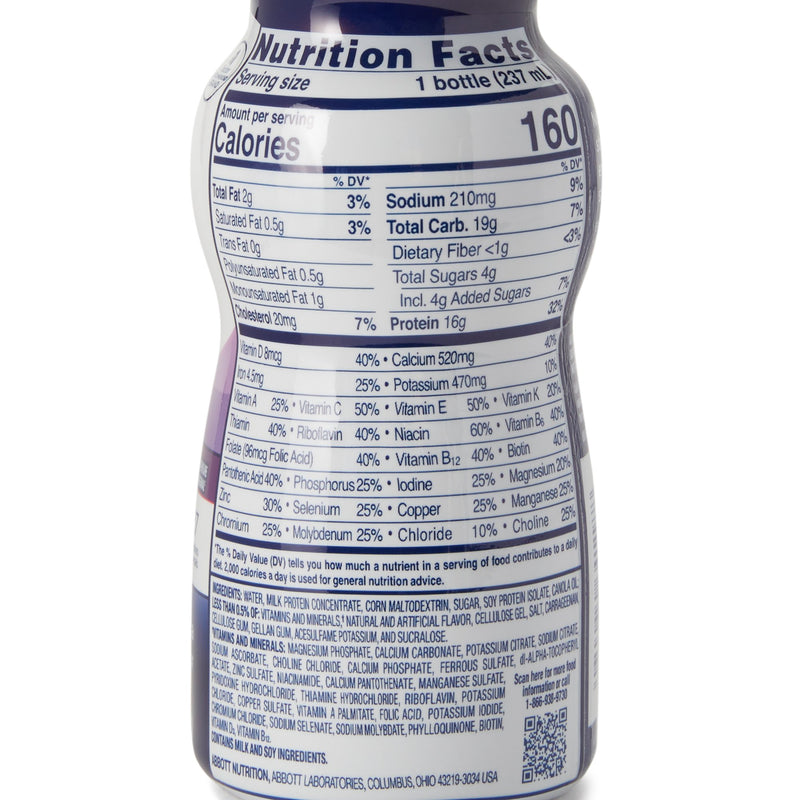 Ensure® High Protein Shake Vanilla Oral Supplement, 8 oz. Bottle, 1 Case of 24 (Nutritionals) - Img 2