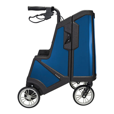 Tour 4 Wheel Rollator, 31 to 37 Inch Handle Height, Midnight Blue, 1 Each (Mobility) - Img 5