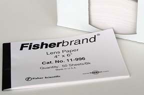 Fisherbrand® Lens Paper for Cleaning Glass Lenses, 1 Book () - Img 1