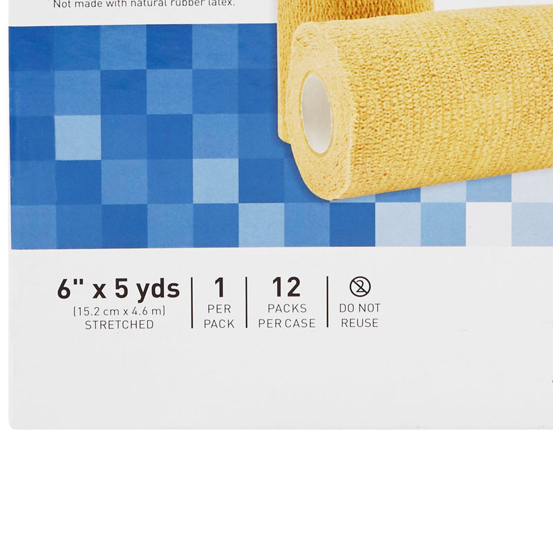 McKesson Self-adherent Closure Cohesive Bandage, 6 Inch x 5 Yard, 1 Case of 12 (General Wound Care) - Img 3