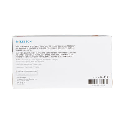 McKesson Vinyl Exam Glove, Small, Clear, 1 Box of 100 () - Img 3