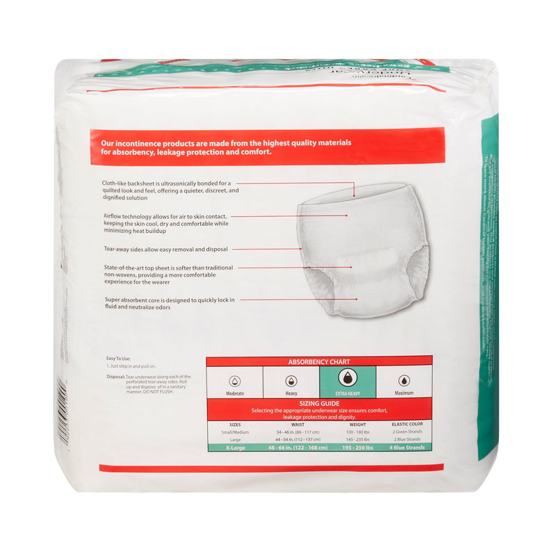 Sure Care™ Ultra Extra Heavy Absorbent Underwear, Extra Large, 1 Pack of 14 () - Img 2