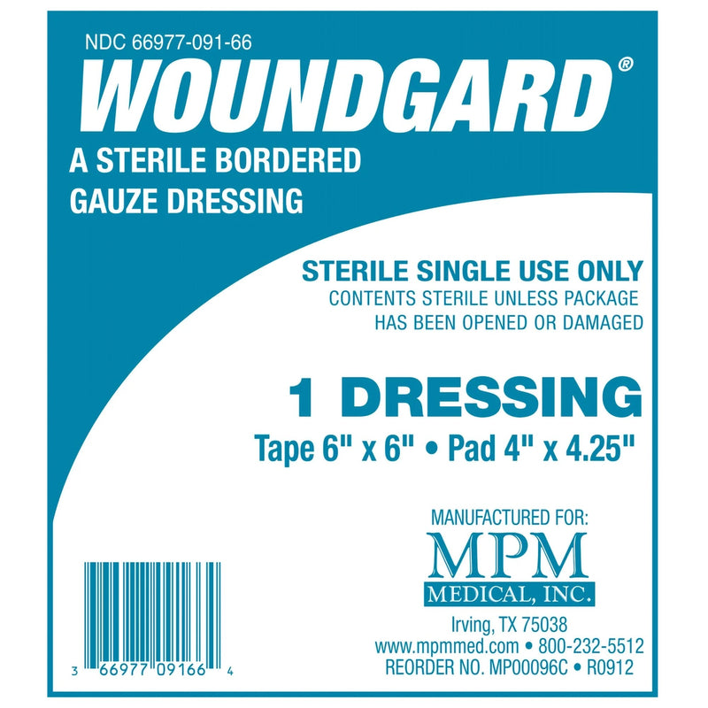 WoundGard® White Adhesive Dressing, 6 x 6 Inch, 1 Case of 120 (General Wound Care) - Img 1