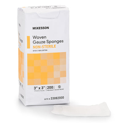 McKesson NonSterile Gauze Sponge, 3 x 3 Inch, 1 Case of 4000 (General Wound Care) - Img 6