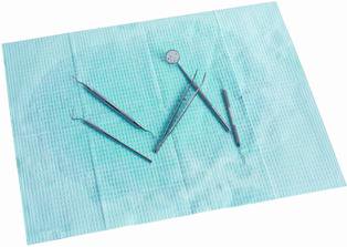 Durawick® Nonsterile Blue Procedure Towel, 13 x 18 Inch, 1 Case of 100 (Procedure Towels) - Img 1