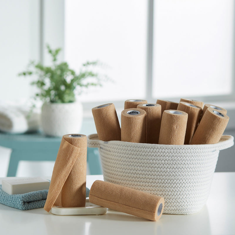 McKesson Self-adherent Closure Cohesive Bandage, 6 Inch x 5 Yard, 1 Case of 12 (General Wound Care) - Img 6