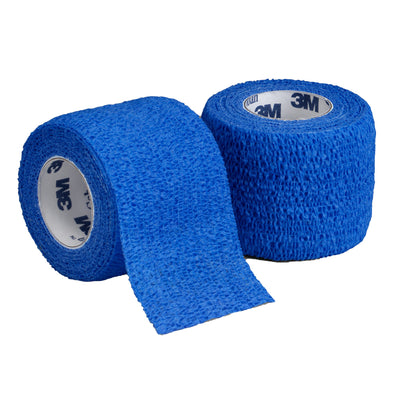 3M™ Coban™ Self-adherent Closure Cohesive Bandage, 3 Inch x 5 Yard, Blue, 1 Each (General Wound Care) - Img 1