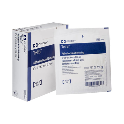 Telfa™ Adhesive Dressing, 6 x 6 Inch, 1 Each (General Wound Care) - Img 1