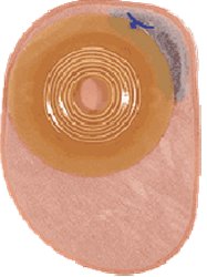 Assura® One-Piece Closed End Opaque Colostomy Pouch, 8½ Inch Length, 3/4 to 1¾ Inch Stoma, 1 Box of 10 (Ostomy Pouches) - Img 1