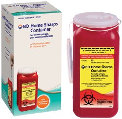 Becton Dickinson Diabetic Supplies Sharp Collector, 1 Case of 12 () - Img 1