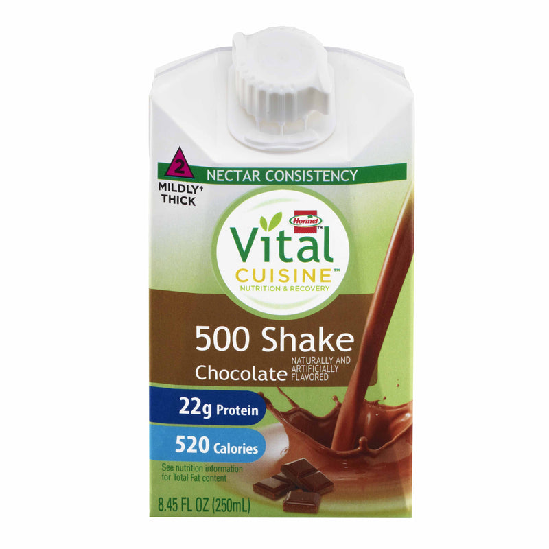 Vital Cuisine® 500 Shake Chocolate Oral Supplement, 8.45 oz. Carton, 1 Each (Nutritionals) - Img 1