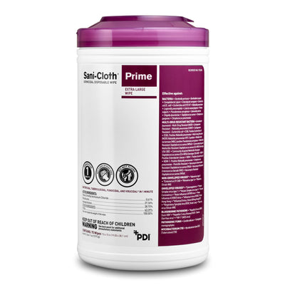 Sani-Cloth® Prime Surface Disinfectant Wipes, Extra Large, 1 Case of 420 (Cleaners and Disinfectants) - Img 1